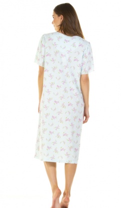 La Marquise Primrose In Bloom Cotton Rich Short Sleeve Nightdress